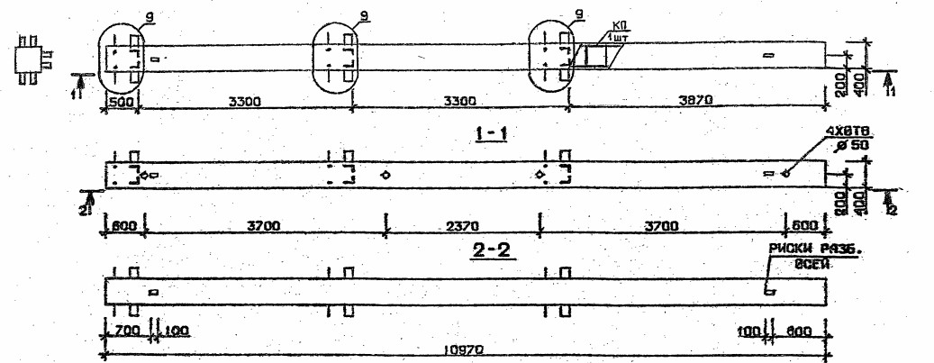 Колонна 3КБ 33.110-7 Серия 1.020.1-2с/89