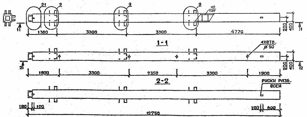 Колонна 3КН 33.128-9-с Серия 1.020.1-2с/89