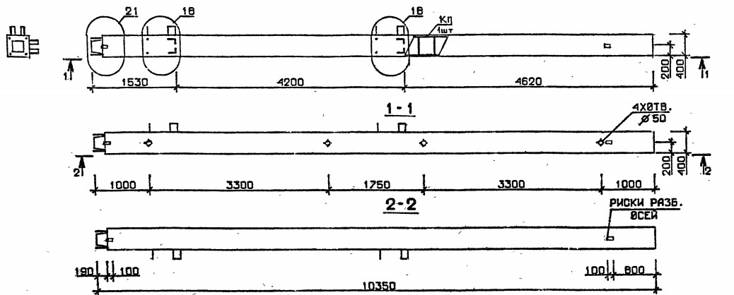 Колонна 5КН 42.104-7-с Серия 1.020.1-2с/89