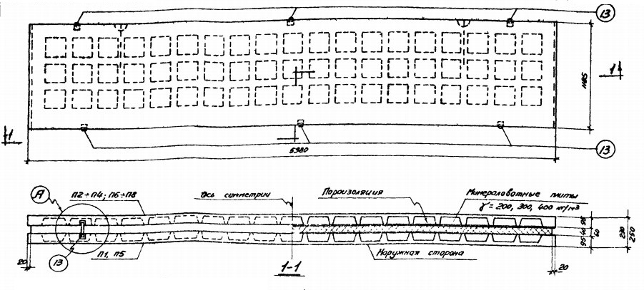 Панель ПСТ 25-1а-2-1,2-6 Серия СТ 02-33